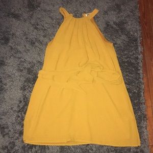 Yellow mustard dress